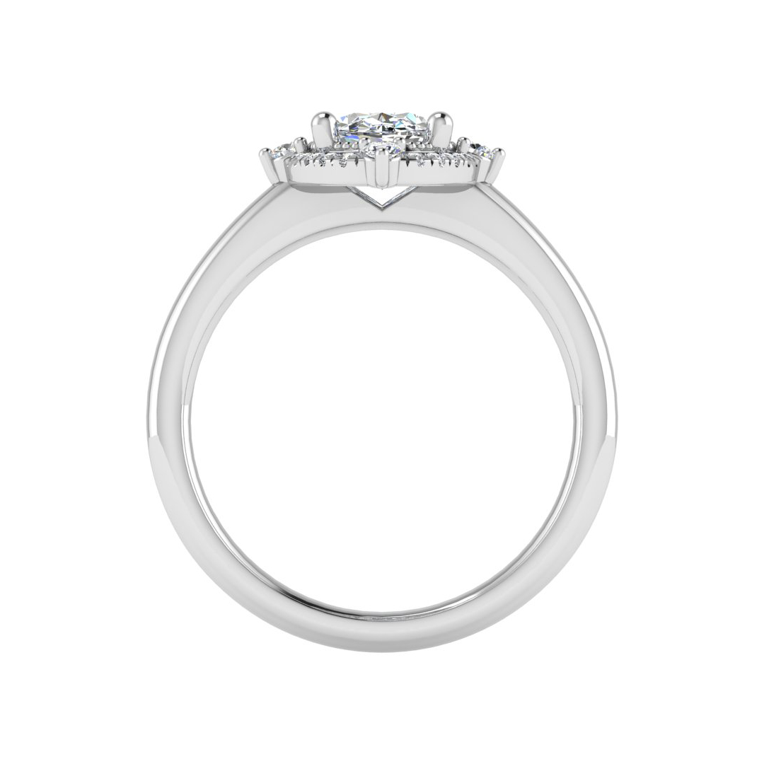 Reign Halo Engagement Ring